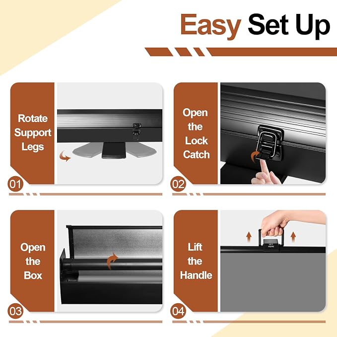 FUDESY 78.7 x 90in Large Collapsible Grey Backdrop Screen, Portable Retractable Pull Up Panel Wrinkle-Resistant Photo Background for Streaming, Video Conference, Photographic Studio