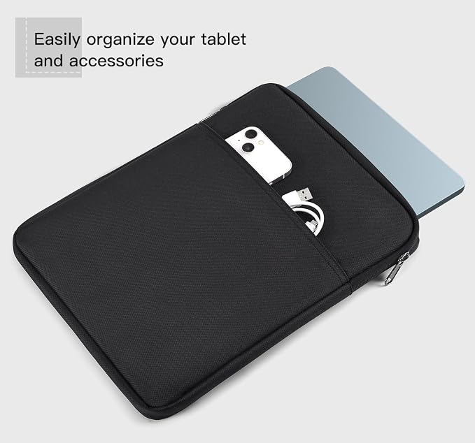 13 inch Laptop Sleeve Case for 2026 MacBook Air 13-inch M5 A3449/ 2025 M4 A3420/ M3 A3113 Water-Resistant Protective Travel Carrying Case with Accessory Pocket