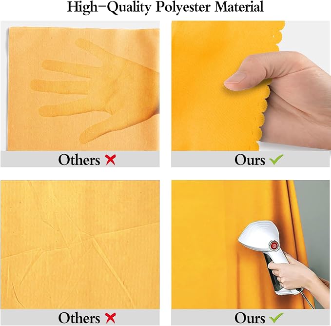 10x20FT Large Yellow Screen Backdrop Solid Color Screen Photo Backdrop Video Recording Curtain Party Decor Photography Studio Props
