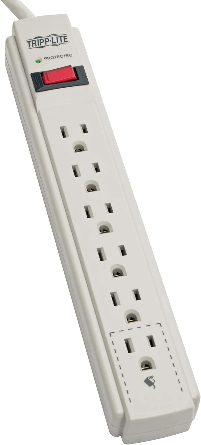 Tripp Lite TLP604 4Ft. 6-Outlet Surge Suppressor