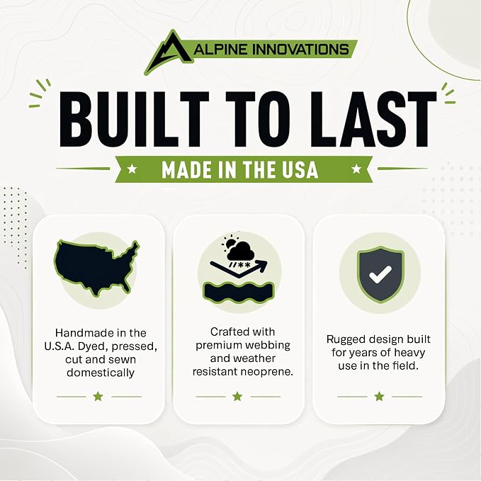 SPUDZ Classic Microfiber Lens Cleaner – Clip-On Pouch, Washable – for Binoculars, Scopes, Glasses, Screens | Classic | Alpine Mountain Camo, 10 x 10 Inch (2-Pack)