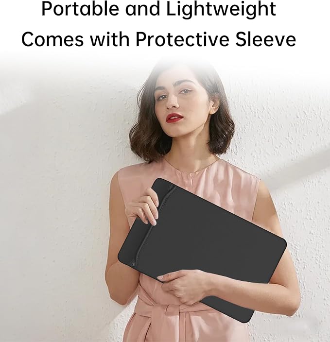 Portable Monitor Touchscreen 15.6" with Stylus Pen, Travel Monitor FHD IPS 10-Point Touch Screen, Protective Sleeve, Built-in Stand, HDMI USB C External Screen for Mac, Laptop, PC