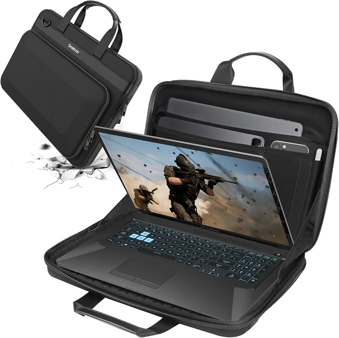 Smatree Heavy Duty Hard Case for 17.3inch HP OmniBook 7/ X NGAI 17, for 16.1inch OMEN 16/16t/16z Gaming Laptop, for OMEN Transcend 16t/16, for 15.6inch HP Victus 15/15t/15z Gaming Laptop Handbag(A800)