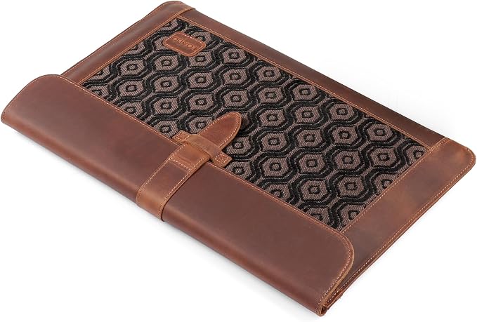 Londo Leather Sleeve Compatible with MacBook Pro 16 & MacBook Pro 15 Inch (M5, M4, M3, M2, M1, Pro, Max), Premium Top Grain Leather Laptop Bag, 2020 to 2026 Models