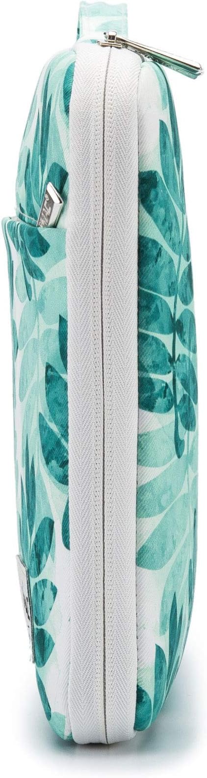 Kinmac 360° Heavy Duty Protective Laptop Sleeve Case Bag Cover with Handle for MacBook Air 13 inch,iPad Pro 13 inch and 13.3 inch HP,Dell,Lenovo,Asus,Acer Laptop (Olive Leafs)