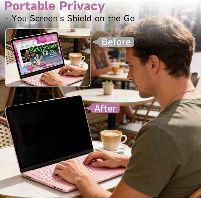 Magnetic Privacy Screen for 2026 MacBook Neo 13-Inch A18 Pro, Reduce Eye Strain Laptop Privacy Screen Shield and Protector for Mac Neo