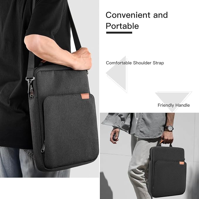 13-14 inch Laptop Carrying Case Bag for 2026 MacBook Pro 14 inch M5 M4 M3 A3427 A3426 A3434 A3112 A3401, 2026 MacBook Neo A18 Pro A3404, Water-Resitant Sleeve with Accessory Pocket, Space Grey