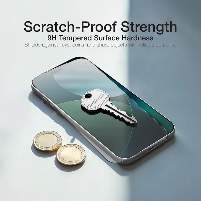 AMAZINGthing for iPhone 17 Pro [Titan Filter 7 - Matte Glass] Screen Protector, Anti-Glare Matte, 9H Tempered Glass, Full Coverage, Case‑Friendly, Oleophobic, Alignement Frame, 2 Pack
