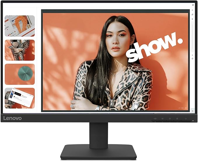 Lenovo L22-4e - Office Monitor - 21.5" FHD IPS Display - 100Hz Refresh Rate - 4 ms MPRT - 99% sRGB - Raven Black - Tilt Stand