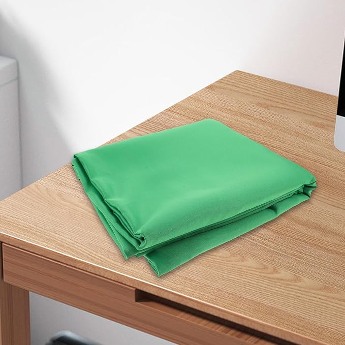 Chroma Key Backdrop Fabric 3x2ft Wrinkle-Resistant Photo Background Sheet for Video Streaming and Live Broadcast Photography