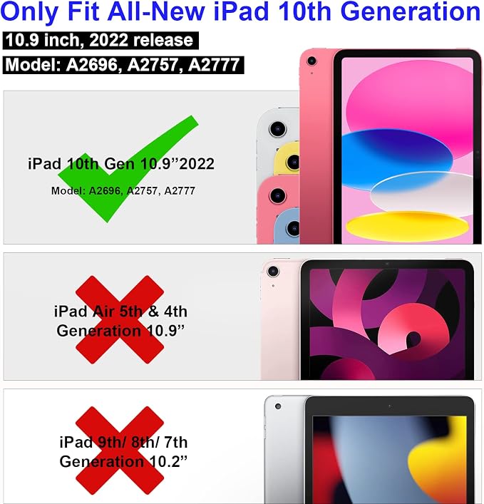 Mamol Magnetic iPad 11th generation (A6, 2025)/ 10th generation (2022) Privacy Screen Protector, iPad 10.9 inchAnti Blue Light Glare Spy Privacy Filter