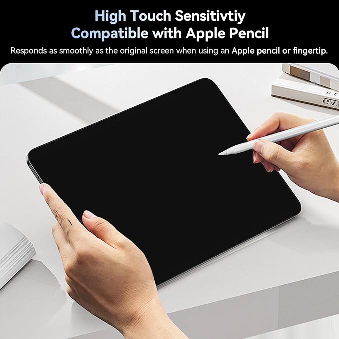 360° Magnetic Privacy Screen for iPad 9th 8th 7th Generation 10.2 Inch & iPad Air 3th & iPad Pro 10.5 In, 4 Way Privacy Removable Anti Glare Blue Light Filter Shield Film Anti Spy Protector