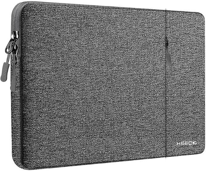 Hseok Laptop Sleeve 15.6 16 inch Case Compatible with MacBook Neo 16, MacBook Pro 16" M5/M4/M3/M2/M1, MacBook Air Pro 15", XPS 16, Most 15" 15.6" 16" Notebooks,Dark Gray&Gray