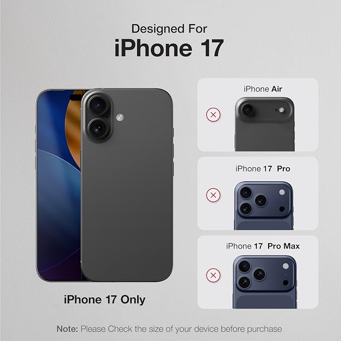 AMAZINGthing for iPhone 17 [Titan Filter 7 - Max Glass ] Screen Protector, Blue Light Reduction, 9H Tempered Glass, Full Coverage, Case‑Friendly, Oleophobic, Alignement Frame, 2 Pack