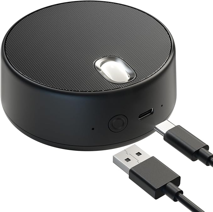 USB Computer Speakers with Microphone, PC Laptop Speaker with Mic, 2 Sound Modes, Hand Free Enhanced Voice Pick up, Compatible with Zoom for Personal Call and Home Office Meeting