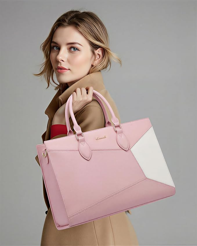 LOVEVOOK Laptop Tote Bag for Women Work Travel, Stylish Teacher Bag Purse Computer Bag, Nurse Bags Briefcase Business Handbag