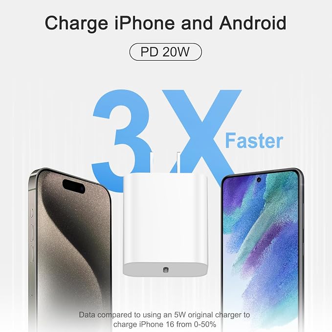 iPhone 17 16 15 Fast Charging 10FT Long USB C Charger Type C Charger 3 Pack Fast Charger USB C for iPhone 17/17 Plus/17 Pro/17 Pro Max/16/16 Plus/16 Pro Max/15/15 Pro Max,Samsung