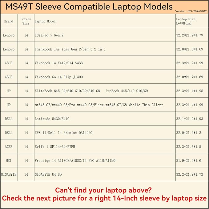 Smatree MS49TG Hard Protective 14 inch Laptop Sleeve Case Compatible for DELL XPS 14/Latitude, Lenovo IdeaPad/ThinkBook, HP Elite/Elitebook/ProBook, ASUS Vivobook, MSI/ACER/GIGABYTE,Green