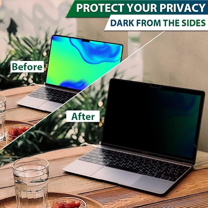 STARY Magnetic Privacy Screen for MacBook Pro 14 Inch, Removable Laptop Privacy Filter Shield and Matte Anti-Glare Blue Light Protector, Suitable for 2021-2026 (M1, M2, M3,M4,M5Pro & Max)