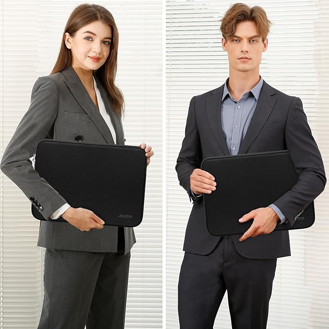 MOSISO Laptop Case 14 inch, 14 inch Laptop Sleeve Bag Compatible with HP Lenovo Dell ASUS Acer, HP Stream, Dell Latitude, Lenovo IdeaPad, Neoprene Computer Sleeve Bag with Small Case, Black