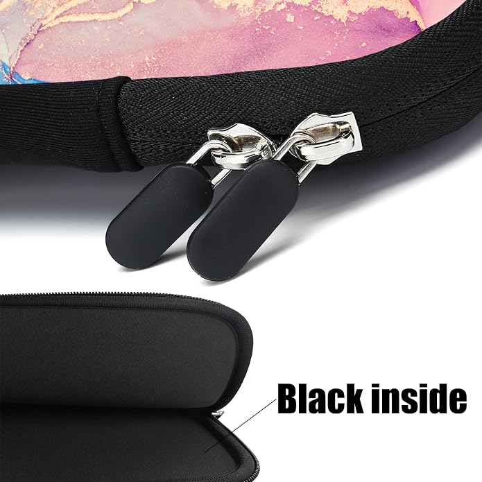 15Inch Laptop Sleeve Carrying Bag with Handle， Front Pocket for Placing Power Adapter and Mouse for men women