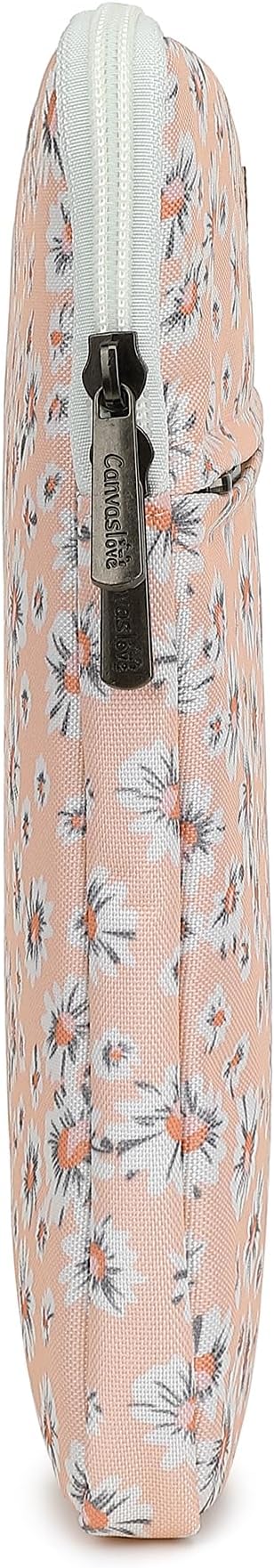Pink Chrysanthemum Laptop Sleeve Case Bag Cover with Pocket For MacBook Pro 16 and 16 inch HP Lenovo Dell ASUS Acer Notebook Computer