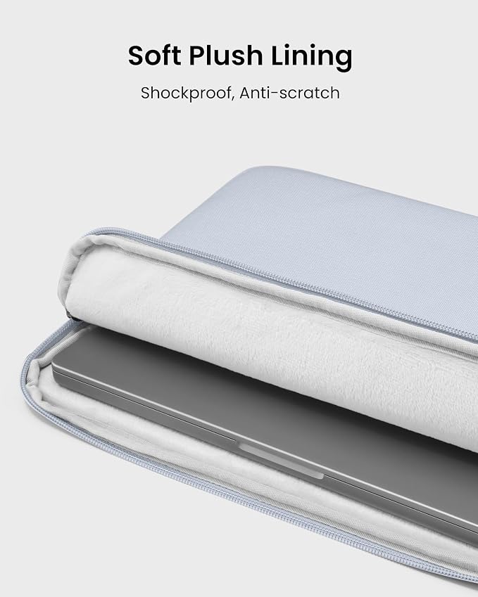tomtoc Slim Laptop Sleeve for 14-inch MacBook Pro M5/M4/M3/M2/M1 Pro/Max 2026-2021, Water-Resistant Protective Case for 13.8 Inch Surface Laptop AI PC, Accessory Bag