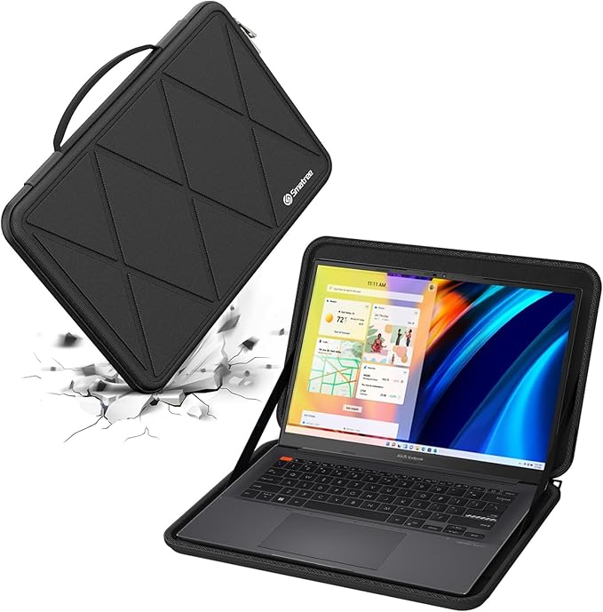 Smatree Hard EVA Protective Sleeve Case Compatible for 15.6 inch ASUS Vivobook Pro 15 OLED K6502 Laptop, Anti-Shock and Waterproof Bag (X8275T)
