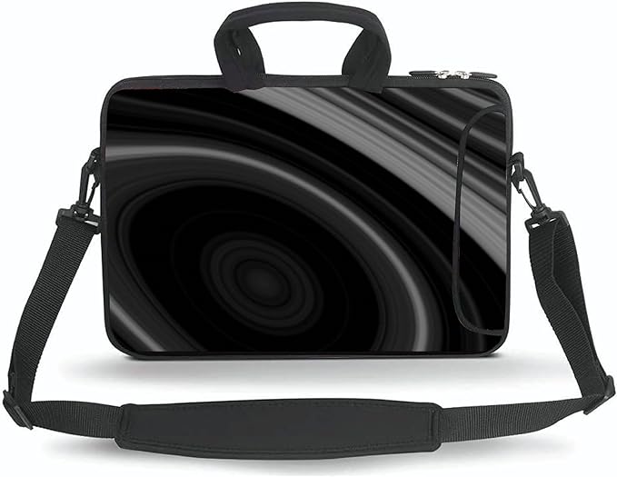 11 11.6 12 12.5 13 inches Case Laptop/Chromebook/Ultrabook/Notebook PC Messenger Bag Tablet Travel Case Neoprene Handle Sleeve with Shoulder Strap(Black)