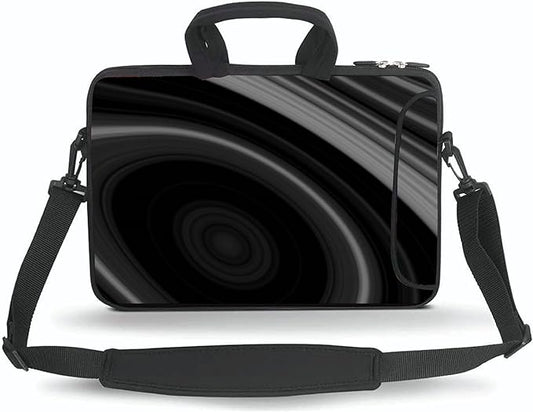 11 11.6 12 12.5 13 inches Case Laptop/Chromebook/Ultrabook/Notebook PC Messenger Bag Tablet Travel Case Neoprene Handle Sleeve with Shoulder Strap(Black)