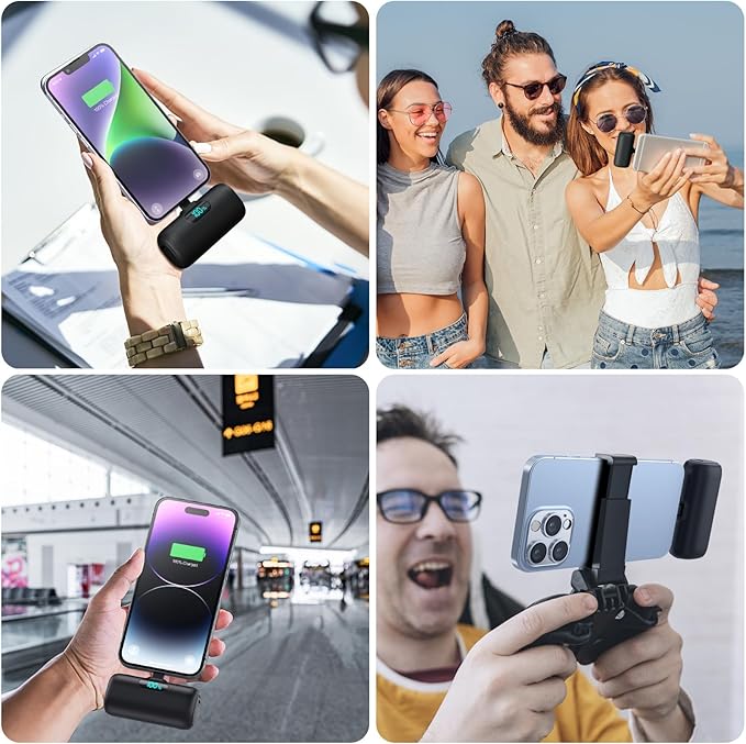 Small Portable Charger for iPhone 14/13,5000mAh PD Fast Charging Power Bank,Mini Battery Pack Portable Phone Charger Travel Essentials for iPhone 14/14 Pro Max/13/13 Pro/12 Pro/11/XS/XR/X/8/7/6 Series