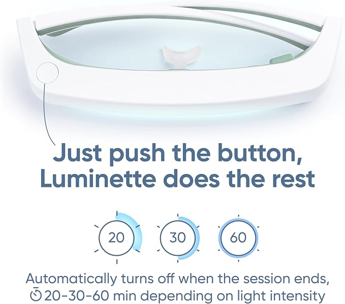 Luminette 3 Light Therapy Glasses - Wearable Light Therapy Lamp - Natural Relief for Sleep Problems, Seasonal Mood Disorders & Jet lag - Portable Daylight Lamp (Green)