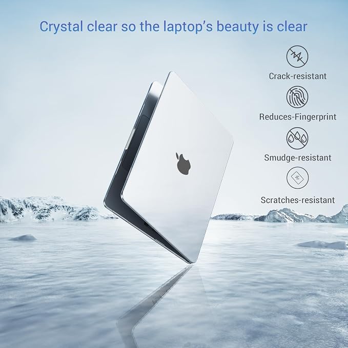 MOSISO Compatible with MacBook Neo Case 13 inch 2026 Release Model A3404 with A18 Pro Chip, 4 in 1 Kit Precision Fit Crack & Scratch Resistant Protective Hard Shell Case Cover, Crystal Clear