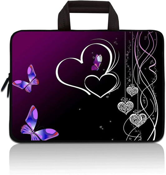 14 15 15.4 15.6 inch Laptop Handle Bag Computer Protect Case Pouch Holder Notebook Sleeve Neoprene Cover Soft Carrying Travel for Dell Lenovo Toshiba HP Chromebook ASUS Acer
