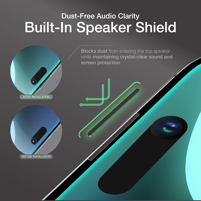 AMAZINGthing for iPhone 17 [Titan Filter 7 - Full Glass] Screen Protector, 9H Tempered Glass, Full Coverage, Case‑Friendly, Oleophobic, Alignement Frame, 2 Pack (Anti-glare&reflexion Matte, iPhone 16 Pro Max)