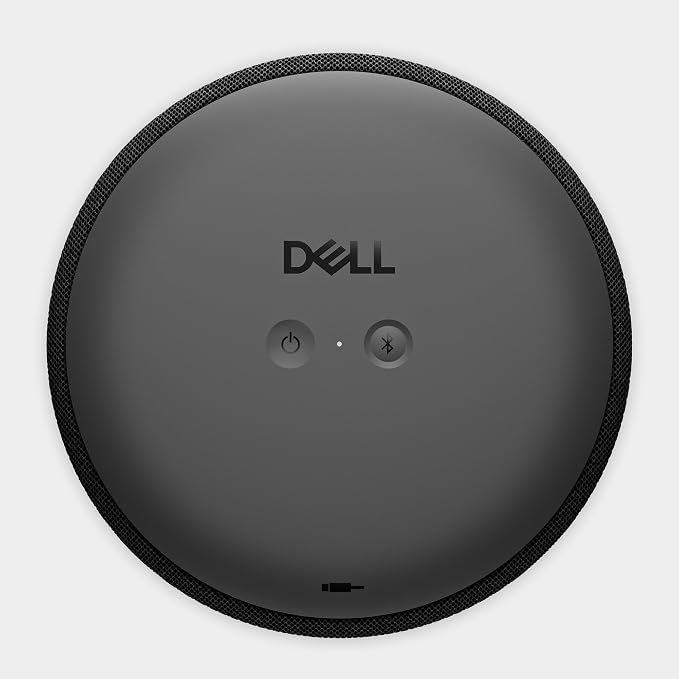 Dell Pro Plus Wireless Speakerphone - SL525 - USB-C, Zoom/Microsoft Teams Certified, Wired/Wireless, Bluetooth 5.3, Omni-Directional, AI-Based Noise Cancellation