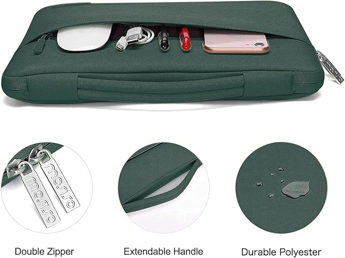 MOSISO Compatible with MacBook Air 15 inch Case M5 2026 M4 2025 M3 M2 2024 2023 A3448 A3241 A3114 A2941,Protective Hard Shell&Carrying Sleeve Bag&Keyboard Cover&Webcam Cover&ScreenFilm, Emerald Green