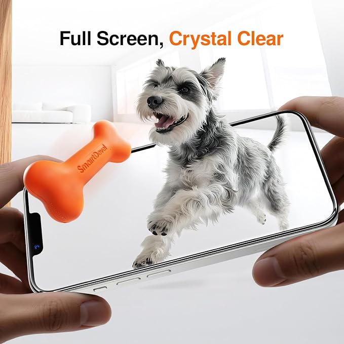 SMARTDEVIL 2 Pack Screen Protector for iPhone 17e/16e/14/13/13 Pro, 9H Hardness Military Grade Shatterproof HD Clear Tempered Glass, Easy to Install, Auto Bubble-Free and Dust-Free Box, Case Friendly