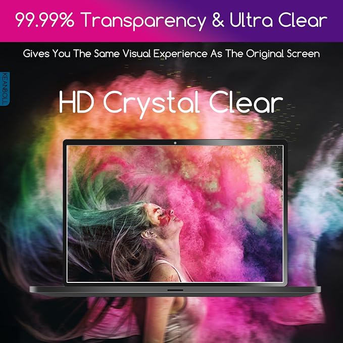KEANBOLL 14 inch Laptop Screen Protector Tempered Glass Compatible with Other All 14" Laptops with 16:9 Aspect Ratio,(309x174 / W x H)-Ultra Clear & 9H Hardness,14 Tempered Glass Shield