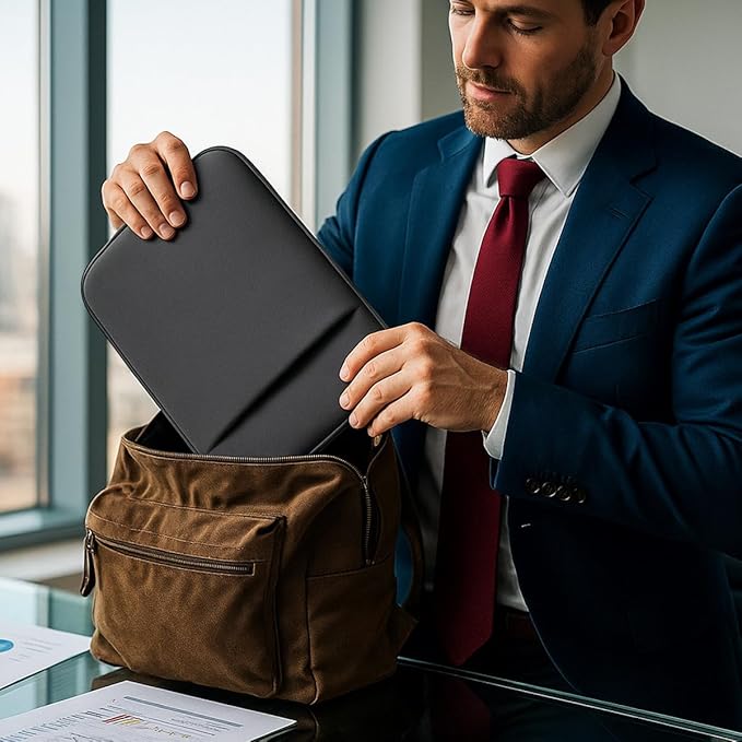 Laptop Sleeve for MacBook Neo/Air/Pro 13 inches A18/M5/M4/M3/M2/M1 Chip 2026-2020 A3404 A3449 A3240 A3113 with 2 Pockets Tablet Bag Case Accessories