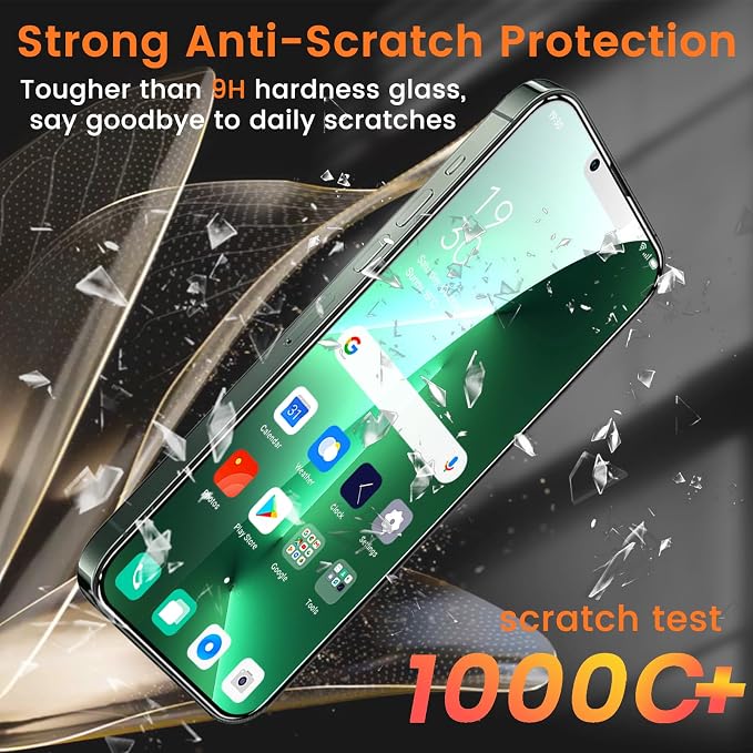 Lesakit 3+3 Pack Privacy Screen Protector for iPhone 13 Pro Max 6.7-Inch with 3 Pack Camera Lens Protector, Anti Spy Tempered Glass Film 9H Hardness Bubble Free Case Friendly