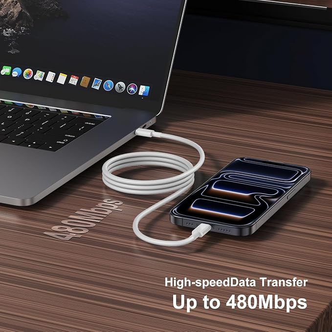 240W Long USB C to C Fast Charger Cable 10ft, Type C to C Super Fast Charging Cord for MacBook Pro/MacBook Air/iPad Pro/Air/Apple iPhone 17 Pro Max/16 15 Plus/Samsung Galaxy S25 S24 S23 Ultra/Laptops