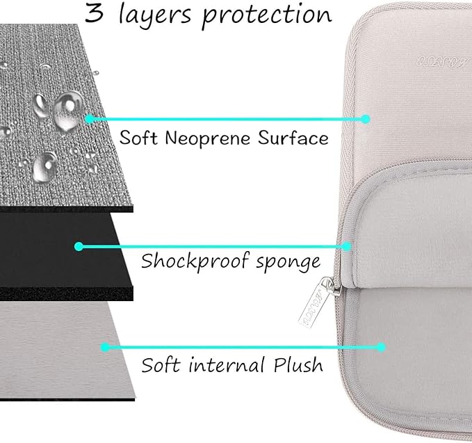 MOSISO Laptop Case 13 inch, 13 inch Laptop Sleeve Bag Compatible with MacBook Neo/Air M5 M4 M3 M2 M1 2026-2018 / Pro M2 M1 2026-2016, Neoprene Computer Sleeve Bag with Small Case, Rock Gray