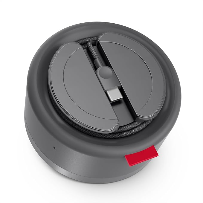 Lenovo Go Wired Speakerphone - Omni-Directional Mic - Plug-and-Play - USB-C Connectivity - Certified for Microsoft Teams, Gray
