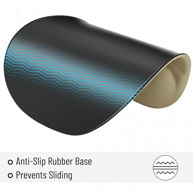 Mr. Pen- Ergonomic Mouse Pad with Wrist Rest, Breathable Fabric with Memory Foam Cushion, Non-Slip Rubber Base, Gel Mouse Pad with Wrist Support
