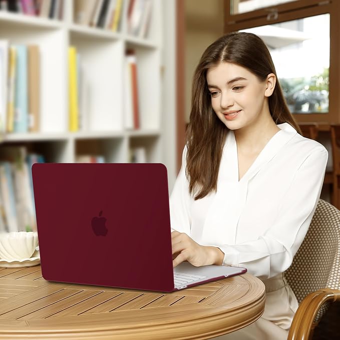 MOSISO Compatible with MacBook Neo Case 13 inch 2026 Release Model A3404 with A18 Pro Chip, 4 in 1 Kit Precision Fit Crack & Scratch Resistant Protective Hard Shell Case Cover, Burgundy