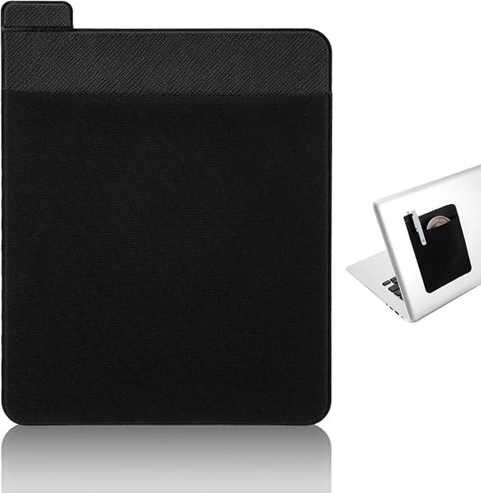 Portable External Hard Drive Carrying Case for Laptop, Adhesive Pouch Holder for Laptop Compatible with External 2.5" HDD, SSD, Magic Mouse, USB Cable and More, Black
