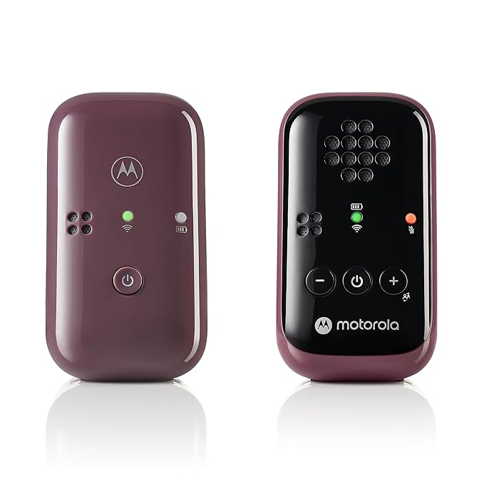 Motorola Nursery PIP12 Baby Monitor Audio Only, Portable and Rechargeable, No WiFi Needed, 1500ft Range HD Sound with Auto Off, Includes Water-Resistant Travel Case