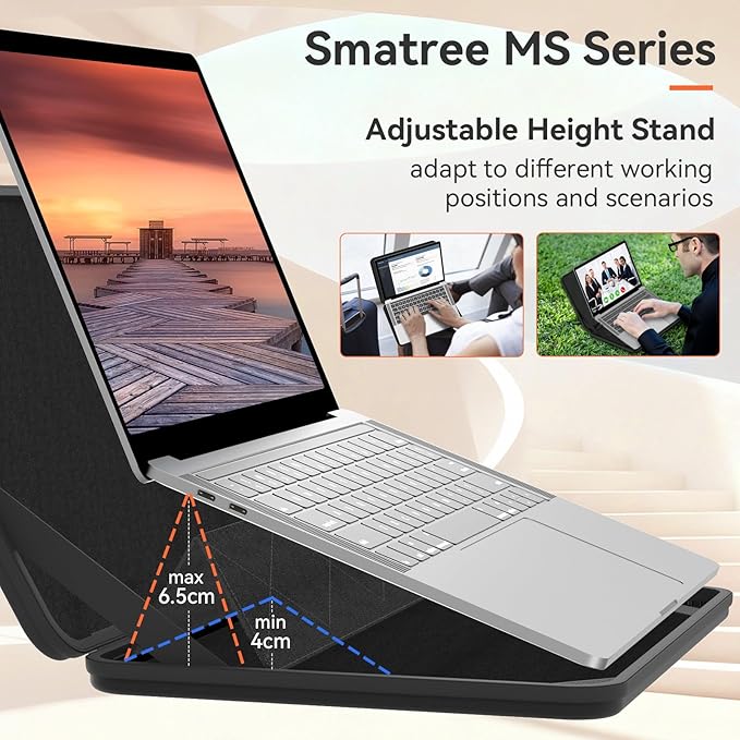 Smatree MS39T Hard Protective 14 inch Laptop Sleeve Case Compatible for Lenovo IdeaPad 4G LTE, for ASUS Chromebook CX9 CX9400/Chromebook Flip CX5 CX5400, for Zenbook 14 UX425, for ACER Spin 3