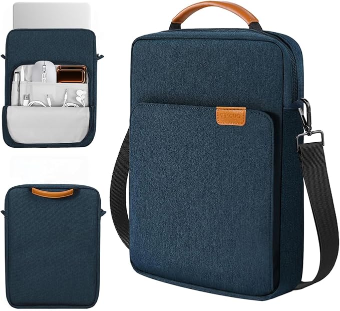 TiMOVO Laptop Sleeve Bag for MacBook Neo 13 inch 2026 Model A3404 with A18 Pro Chip, Handle Carrying Case with Shoulder Strap, Indigo